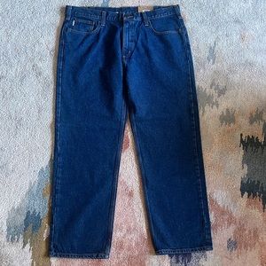 NEW Carhartt Jeans Straight Leg Relaxed Fit Sz 40 X 30 100% Cotton NEW w/Tags